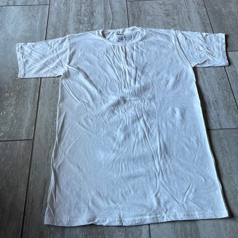 BUM short sleeve t-shirts white n gray all size Small